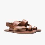 Tan Vivobarefoot Opanka Sandaal Dames - Afbeelding 4