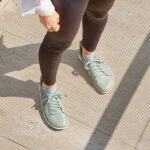 Vivobarefoot Zeegroene Geo Court Gebreide Dames - Afbeelding 7