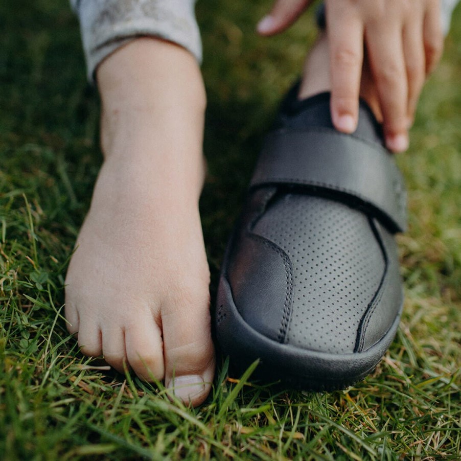 Primus School Ii Kids Vivobarefoot Obsidiaan