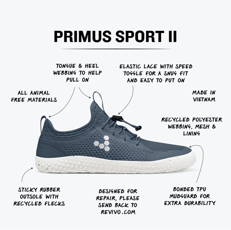 Primus Sport Ii Kids Vivobarefoot Indigo