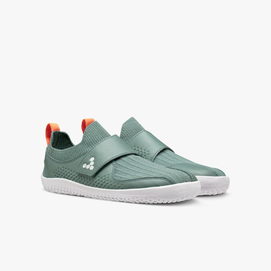 Vivobarefoot Primus Knit Ii Kids Zeegroen