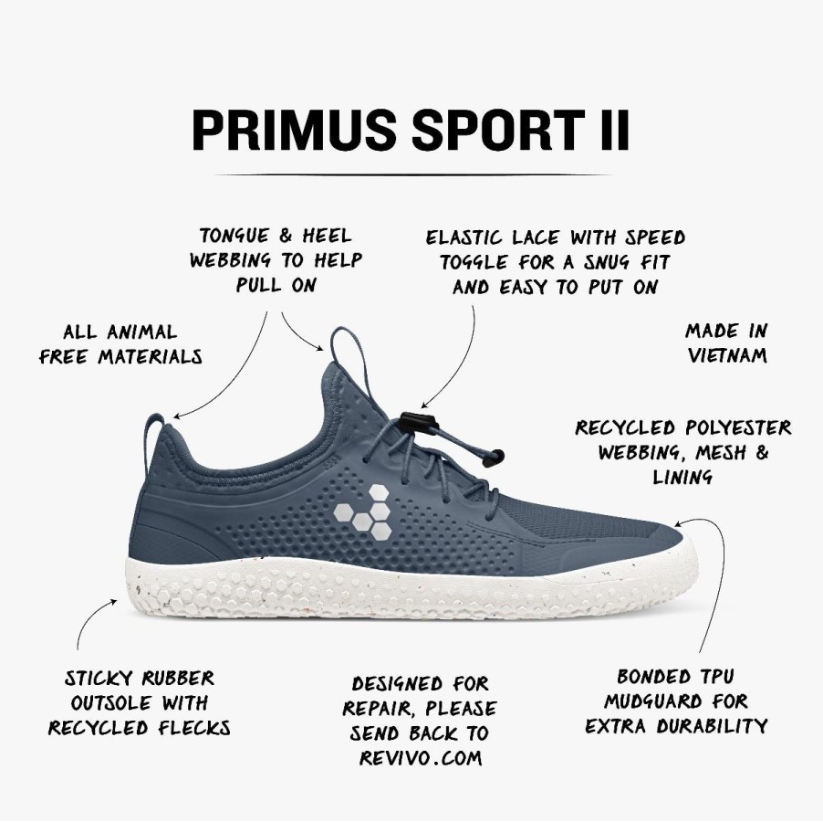 Indigo Vivobarefoot Primus Sport Ii Junioren