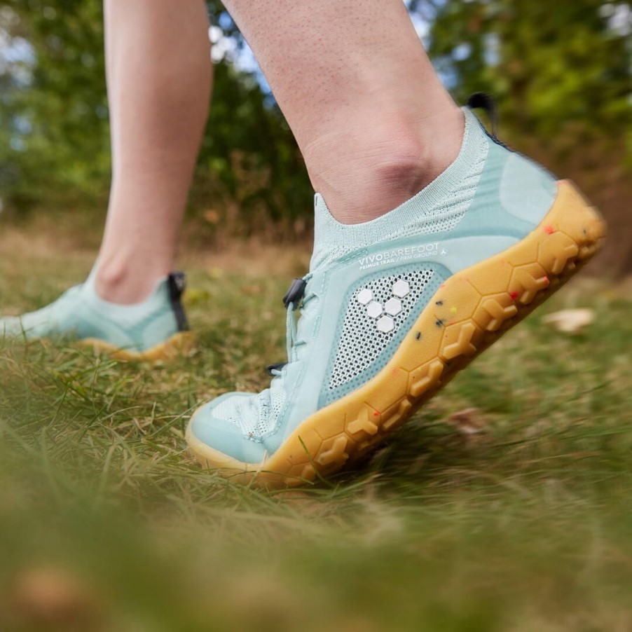 Mint Primus Trail Knit Fg Dames Vivobarefoot