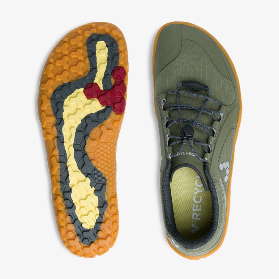 Vivobarefoot Botanical Green Primus Trail Ii All Weather Fg Dames