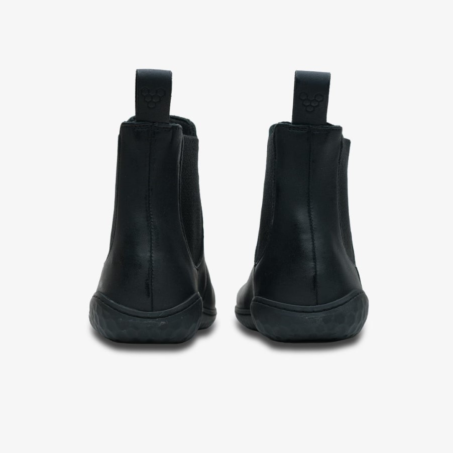 Vivobarefoot Geo Chelsea Dames Obsidiaan