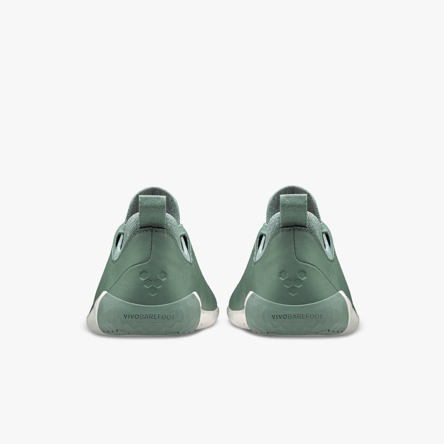 Vivobarefoot Zeegroene Geo Court Gebreide Dames