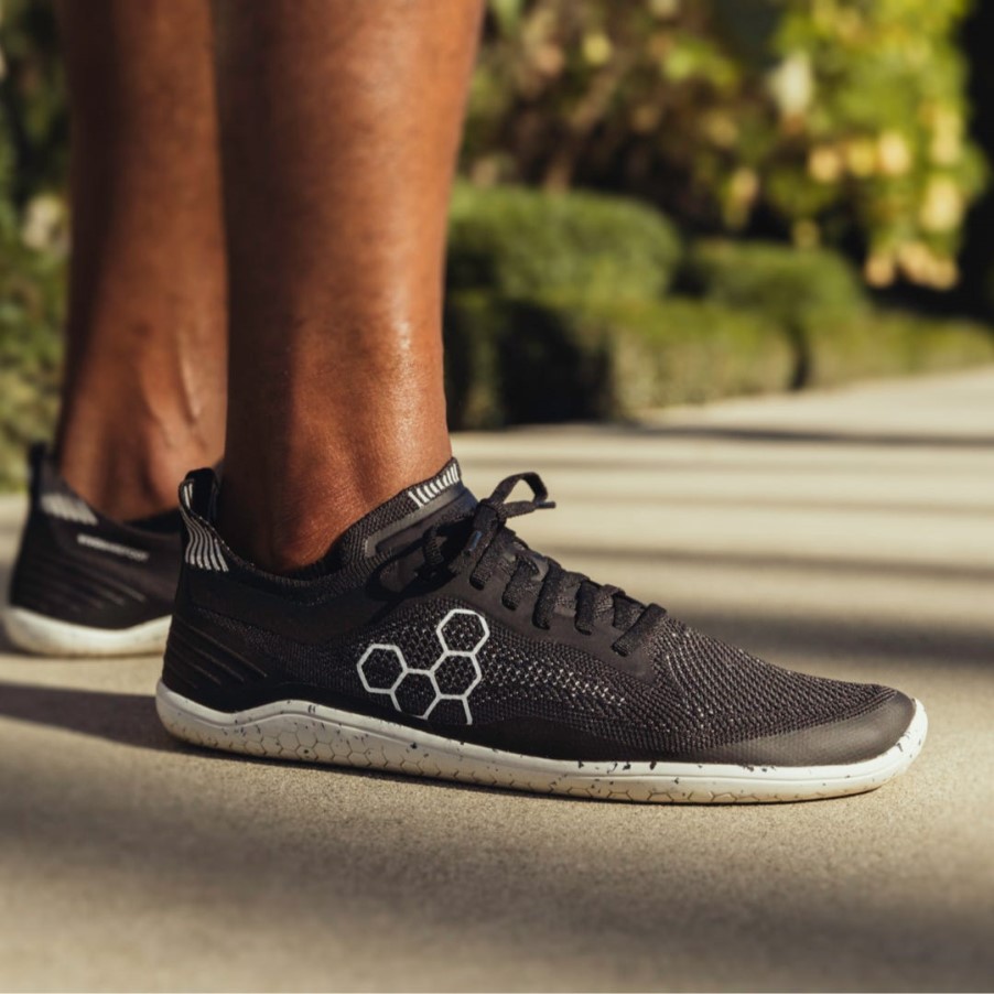 Obsidiaan Geo Racer Gebreide Heren Vivobarefoot