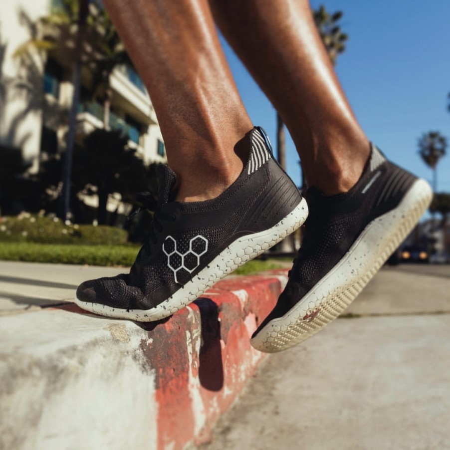 Obsidiaan Geo Racer Gebreide Heren Vivobarefoot