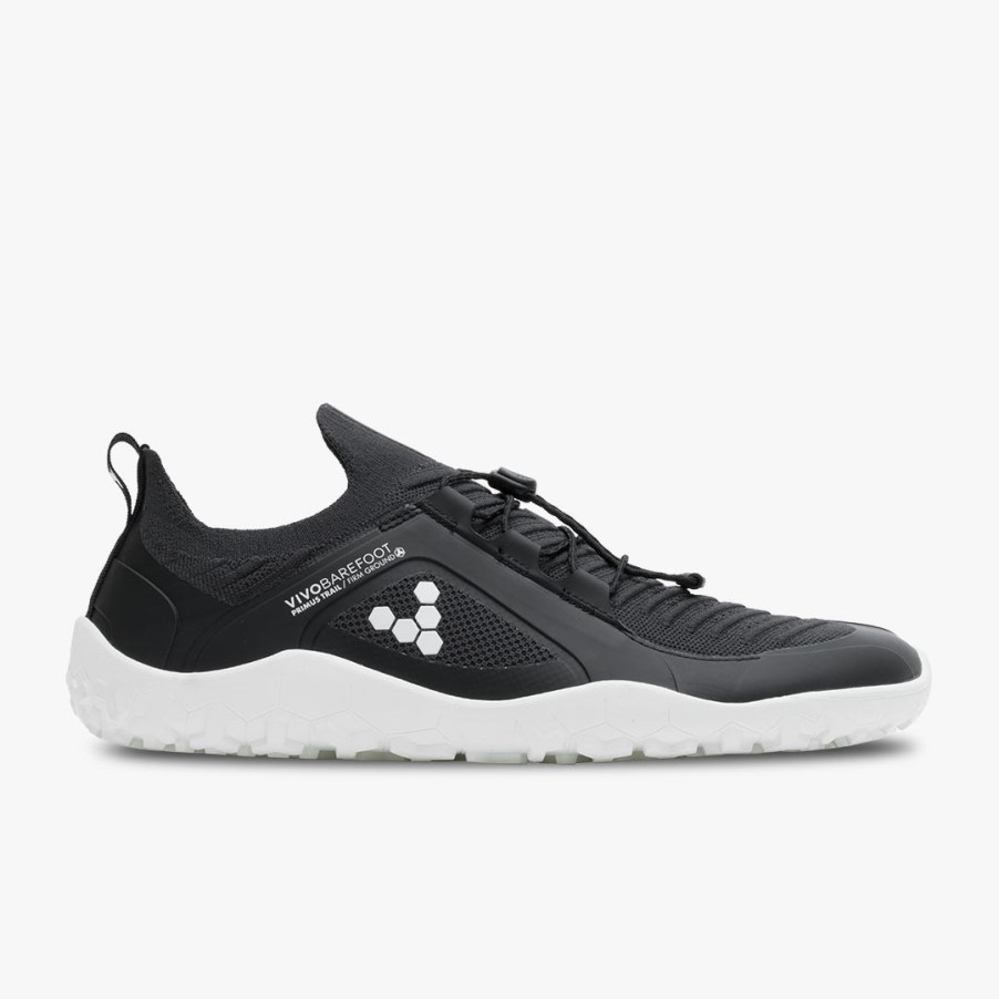 Vivobarefoot Primus Trail Knit Fg Heren Obsidiaan