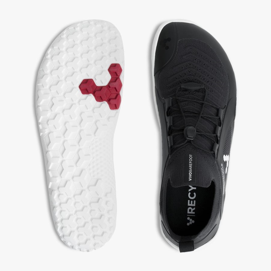 Vivobarefoot Primus Trail Knit Fg Heren Obsidiaan