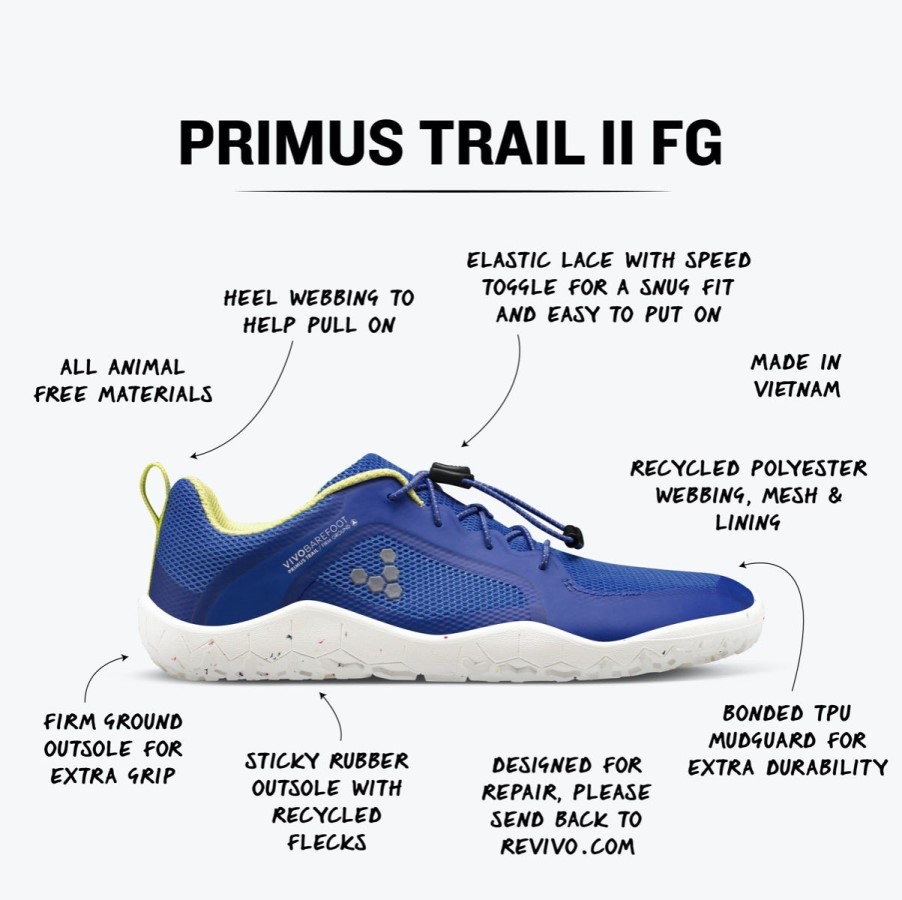 Primus Trail II FG Junior Amparo Blauw
