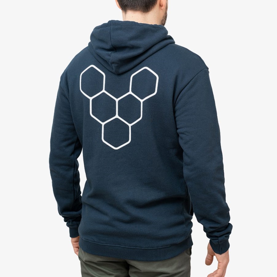 Rapanui Hoody Heren Marineblauw